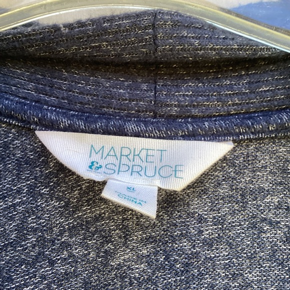 Market & Spruce cardigan business casual Blue Sweater, size XL - Picture 5 of 9
